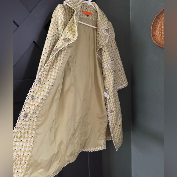Cynthia Steffe Long Metallic Tweed Jacket - Picture 10 of 10